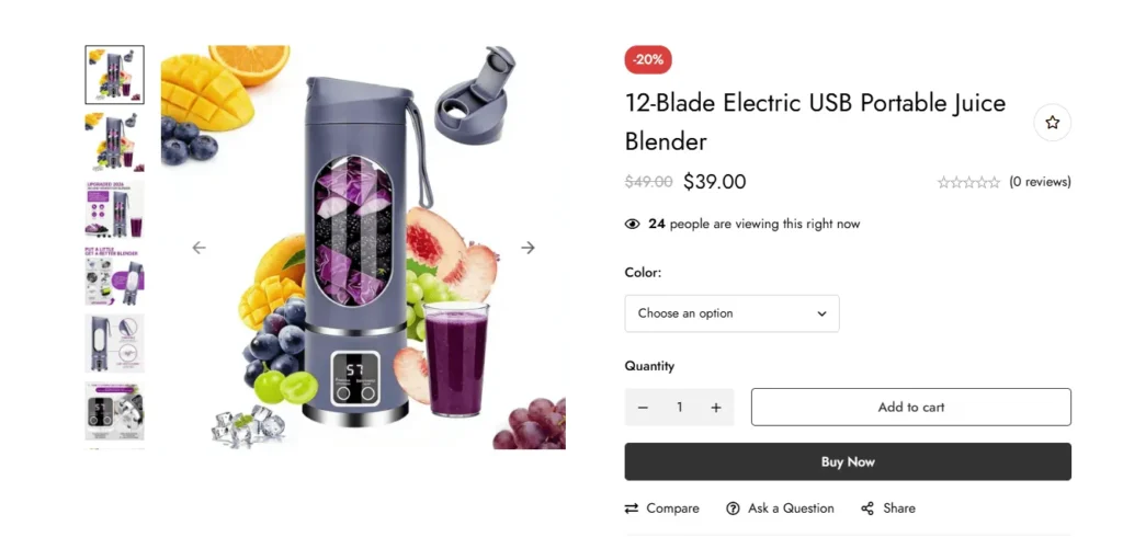 best portable blender for crushing ice blendcupdaily 12blade